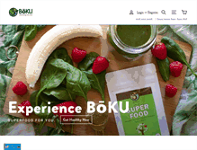 Tablet Screenshot of bokusuperfood.com